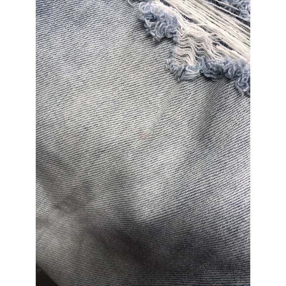 American Eagle Womens Denim Jeans Size 16 Short Factory Destroyed - Picture 9 of 16